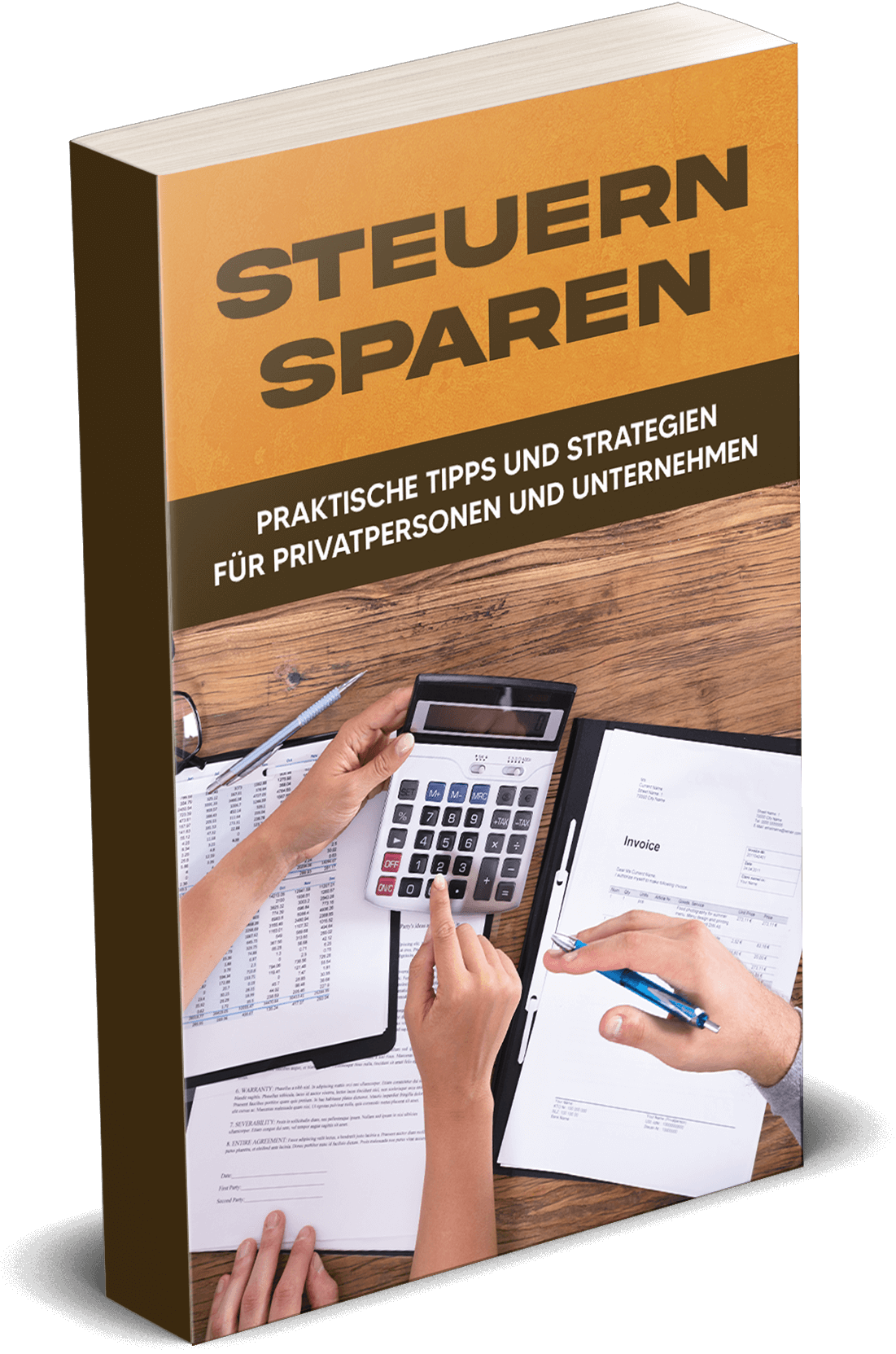 Buchcover Steuern sparen (3D)